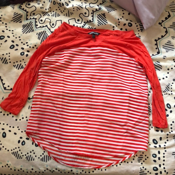 Express 3/4 inch sleeve tee - Picture 1 of 1